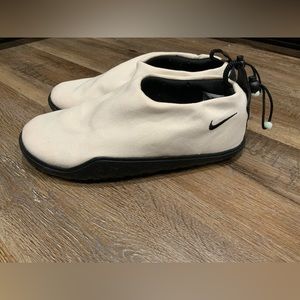 Nike ACG Beige and Black Slip-On Loafers
